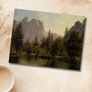 Domgestein, Yosemitetal Albert Bierstadt Postkarte