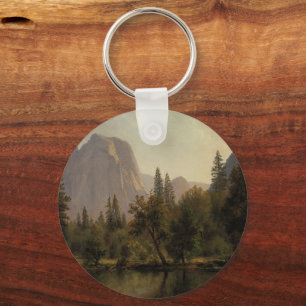 Domgestein, Yosemitetal Albert Bierstadt Schlüsselanhänger