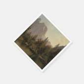 Domgestein, Yosemitetal Albert Bierstadt Serviette (Ecke)