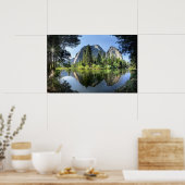 Domgesteine über dem Merced River - Yosemite Poster (Küche)