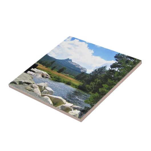 Domgipfel in Tuolumne Meadows, Yosemite, CA Fliese (Seite)