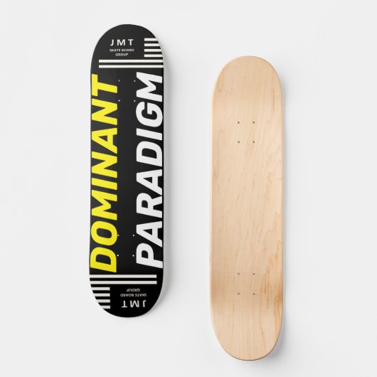 DOMINANT PARADIGM 7 3/4" Skateboard Deck (Vorderseite)