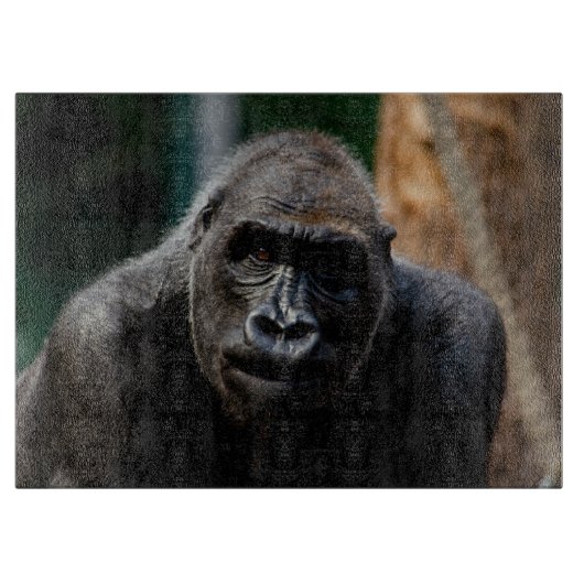 Dominant Primat Gorilla Ape Schneidebrett (Vorderseite)