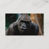 Dominant Primat Gorilla Ape Visitenkarte (Rückseite)