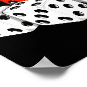 Dominant Red Dice - Strategisches Spiel Poster (Ecke)
