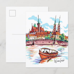 Dominante in Breslau Polen Reisen Postkarte