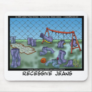 Dominante Jeans Lustige Geschenke T-Shirts & Samml Mousepad