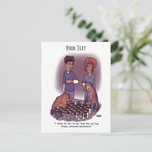 Dominanz Postkarte (Stehend Vorderseite)