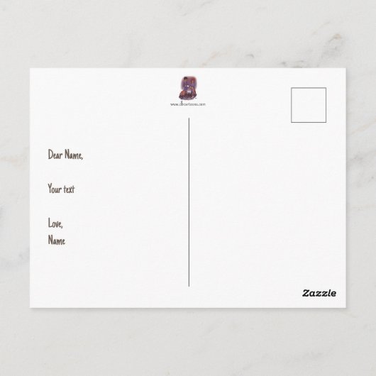 Dominanz Postkarte (Rückseite)