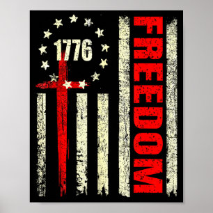 Dominanz-Shirt Christlicher Glaube Politisch Ameri Poster