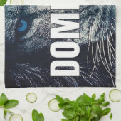 Dominate - Lion Motivierend Handtuch (Gefaltet)