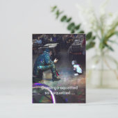 DOMINGO BIRTHDAY SQUAT CARD KARTE (Stehend Vorderseite)