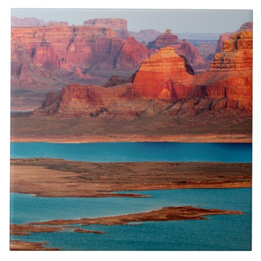 Dominguez Butte & Lake Powell, Utah Fliese (Vorderseite)