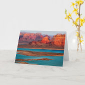 Dominguez Butte & Lake Powell, Utah Karte (Gelbe Blume)