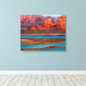 Dominguez Butte & Lake Powell, Utah Leinwanddruck (Insitu (Holzboden))