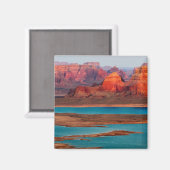 Dominguez Butte & Lake Powell, Utah Magnet (Vorderseite/Rückseite)