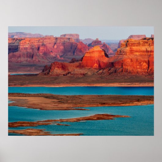 Dominguez Butte & Lake Powell, Utah Poster (Vorne)