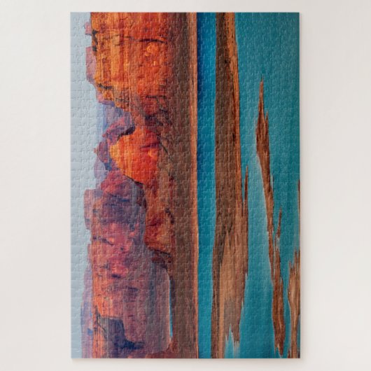 Dominguez Butte & Lake Powell, Utah Puzzle (Vertikal)