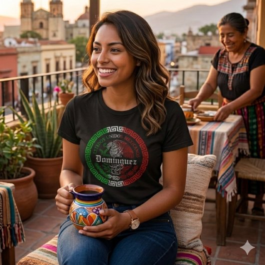 Domínguez Nachname México Emblem Shirt
