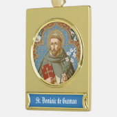 Dominic de Guzman (BK 011) Banner-Ornament Gold (Links)