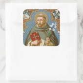 Dominic de Guzman (BK 011) Quadratischer Aufkleber (Tasche)