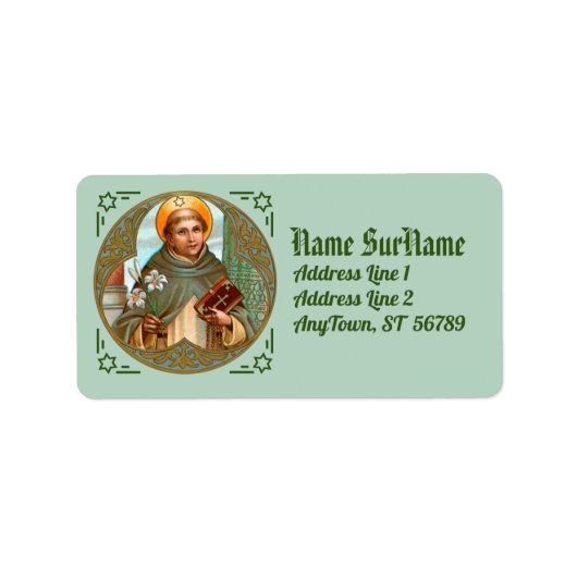 Dominic de Guzman (BK 07) Adressaufkleber (Vorne)