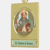 Dominic de Guzman (BK 07) Banner-Ornament Gold (Links)