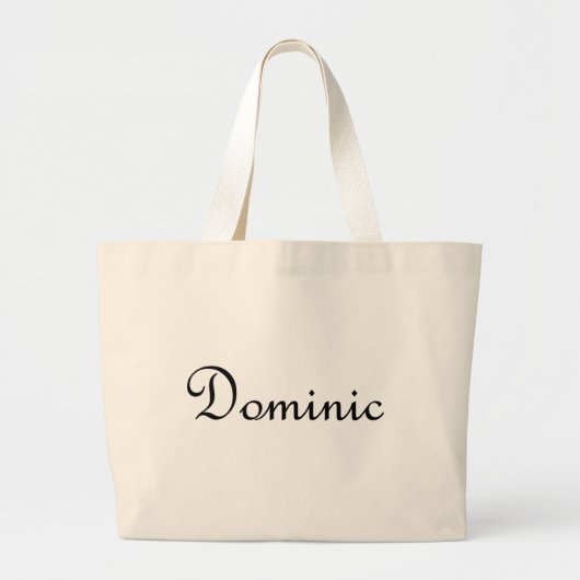 Dominic Jumbo Stoffbeutel (Vorne)