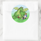 Dominic- und Jason-Aufkleber Runder Aufkleber (Tasche)