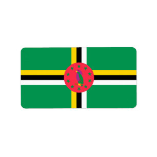 Dominica Adressaufkleber