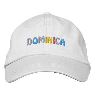 DOMINICA BESTICKTE BASEBALLKAPPE