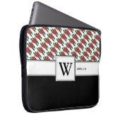 DOMINICA Christlich Scripting Laptop Monogramm Laptopschutzhülle (Vorne Rechts)