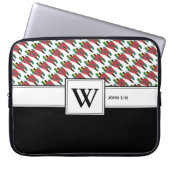DOMINICA Christlich Scripting Laptop Monogramm Laptopschutzhülle (Vorderseite)