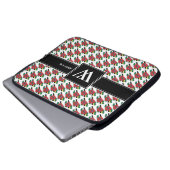 DOMINICA Christlich Scripting Monogram-Notebook Laptopschutzhülle (Vorne Knopf)