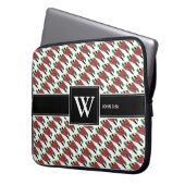 DOMINICA Christlich Scripting Monogram-Notebook Laptopschutzhülle (Vorderseite Links)