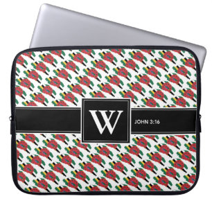 DOMINICA Christlich Scripting Monogram-Notebook Laptopschutzhülle
