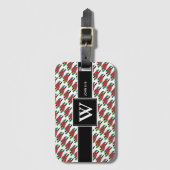 DOMINICA Christliches Monogramm-Gepäck Gepäckanhänger (Vorderseite Vertikal)