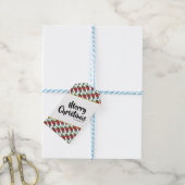 DOMINICA Custom Frohe Weihnachtsbibliotheke Geschenkanhänger (Mit Garn)