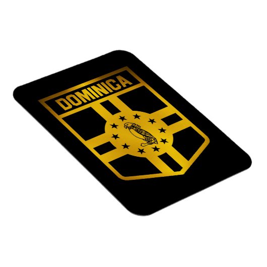 Dominica Emblem Magnet (Rechte Seite)