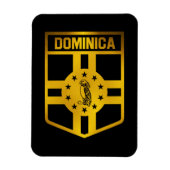 Dominica Emblem Magnet (Vertikal)