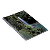 Dominica, Emerald Pool, Wasserfall. Notizblock (Rechte Seite)