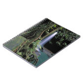 Dominica, Emerald Pool, Wasserfall. Notizblock (Linke Seite)
