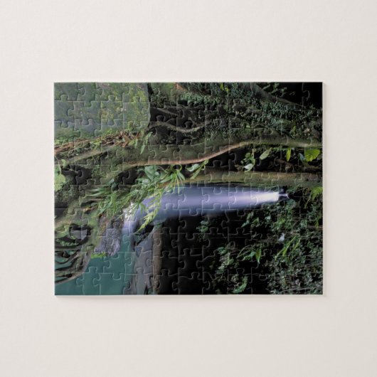 Dominica, Emerald Pool, Wasserfall. Puzzle (Horizontal)