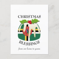 DOMINICA Festival Pudding Weihnachten Postkarte