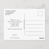 DOMINICA Festival Pudding Weihnachten Postkarte (Rückseite)