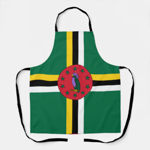 Dominica Flag All-over Print Schürze