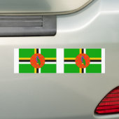 Dominica Flag Autoaufkleber (Auf Auto)