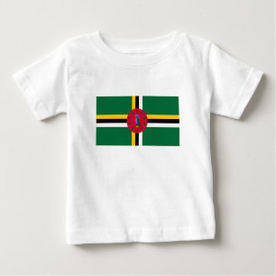 Dominica Flag Baby T-shirt