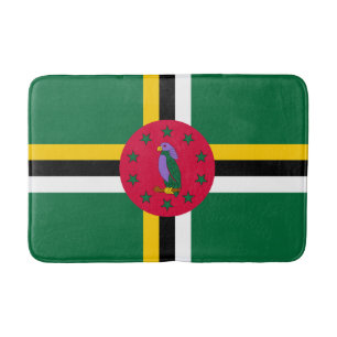 Dominica Flag Badematte
