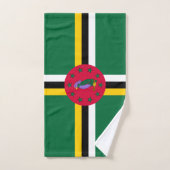 Dominica Flag Badhandtuch Set (Handtuch)